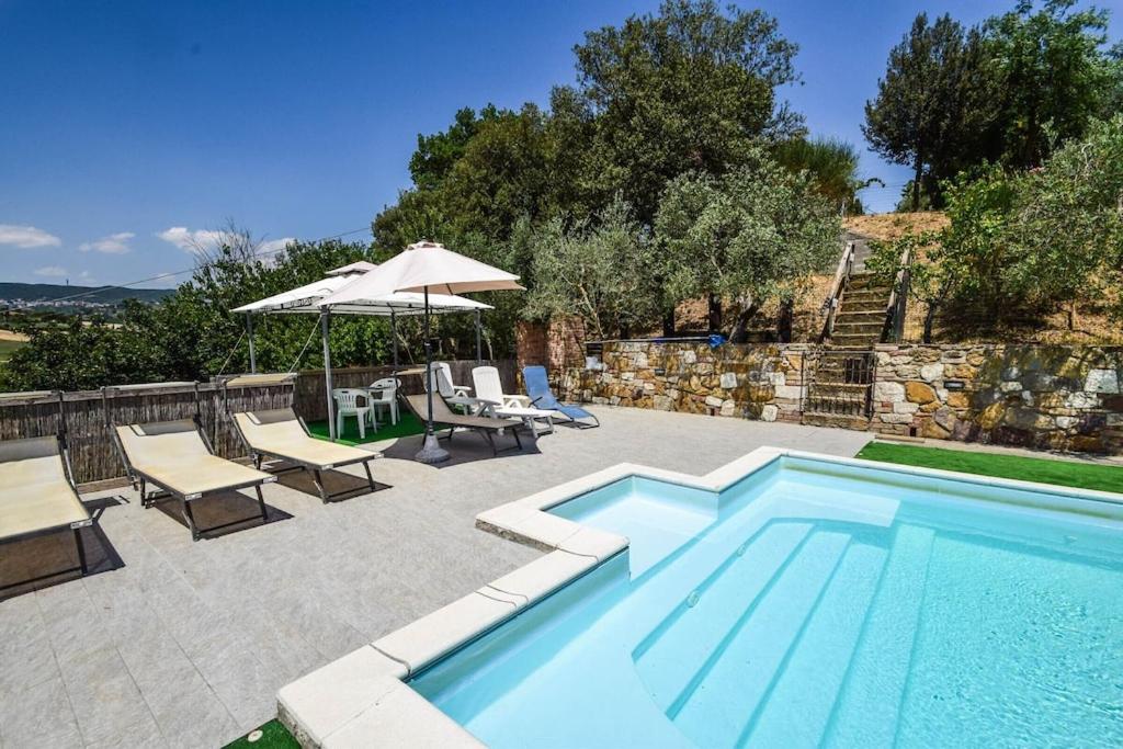 Agriturismo Podere Biancospino Piscina Privata キアンチャーノ・テルメ エクステリア 写真