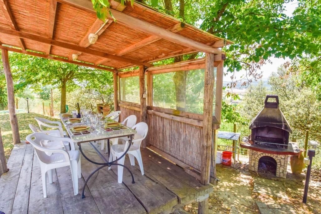 Agriturismo Podere Biancospino Piscina Privata キアンチャーノ・テルメ エクステリア 写真